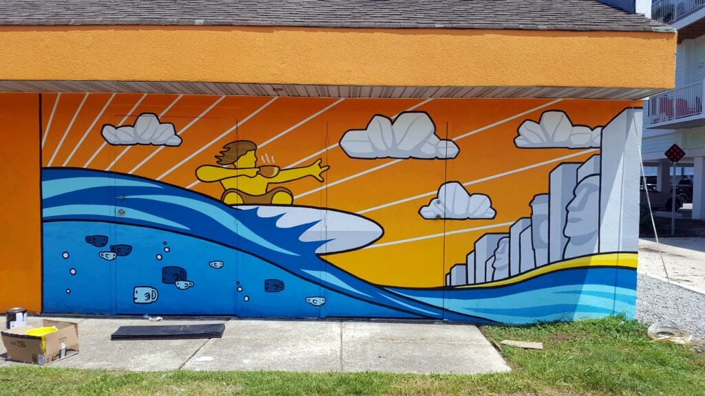 Ben Hamrick mural Virginia Beach